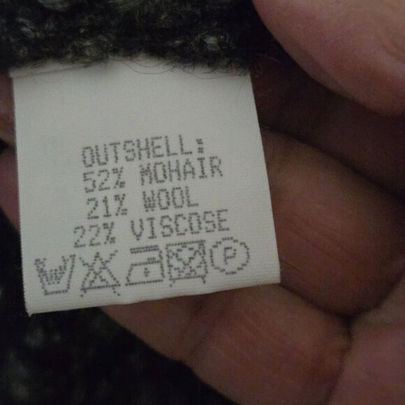 Luis Civit Mohair Wool Boucle Long Line Duster Cardigan Sweater Size S - Picture 5 of 5